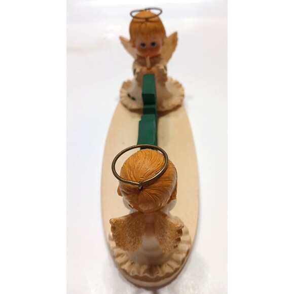 Vintage Morehead Holly Babes Angels With Candles Faith Christmas 4 Inches Tall - Picture 6 of 8